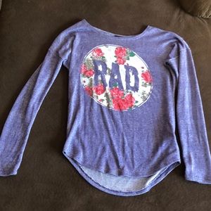 Long sleeve sweater shirt